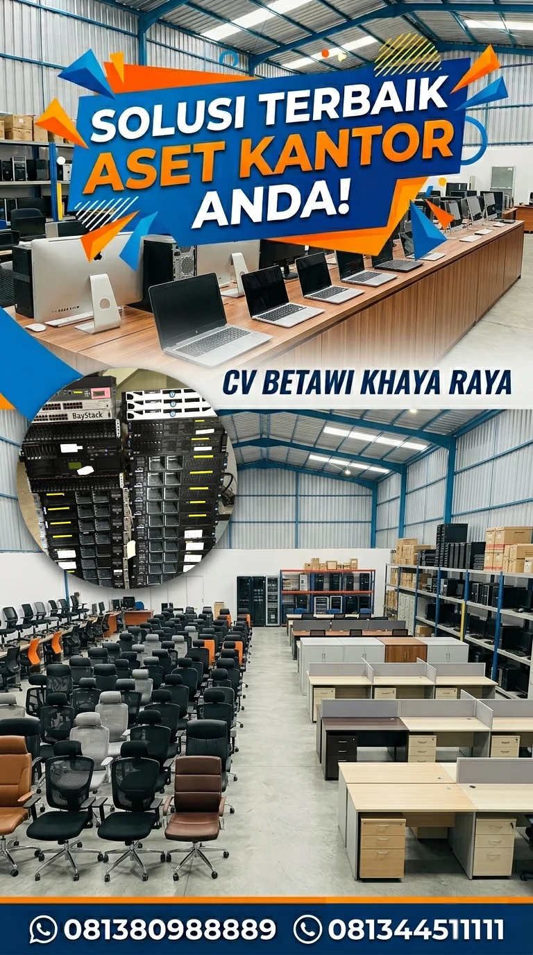 JUAL BELI KOMPUTER BEKAS - FURNITURE BEKAS KANTOR